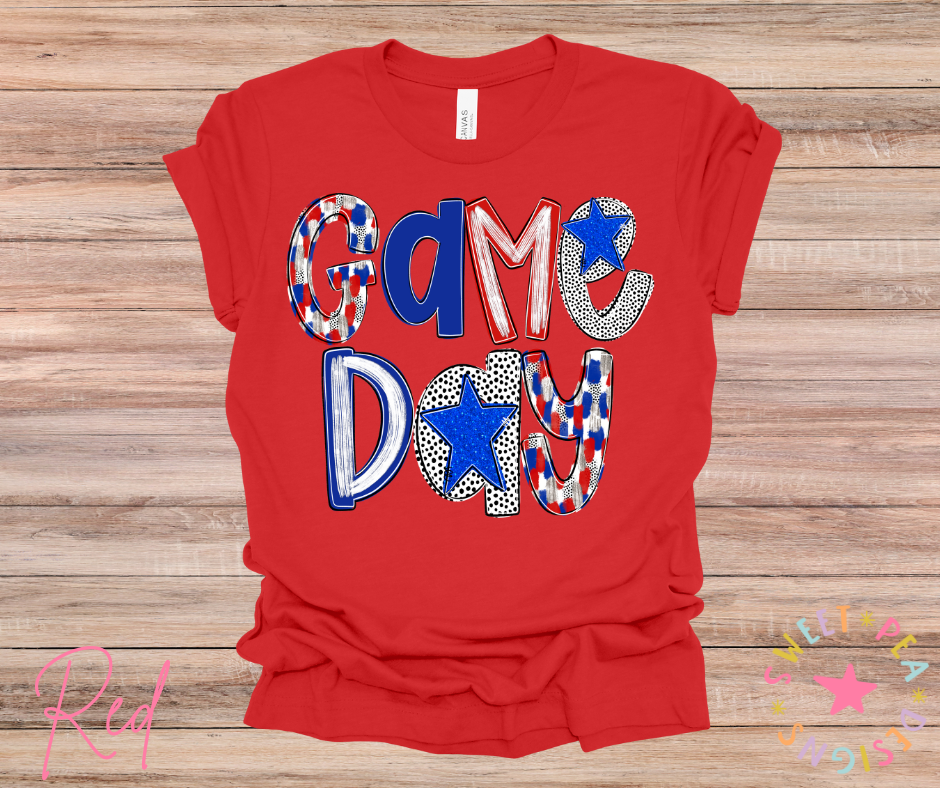 Red Game Day Jumper