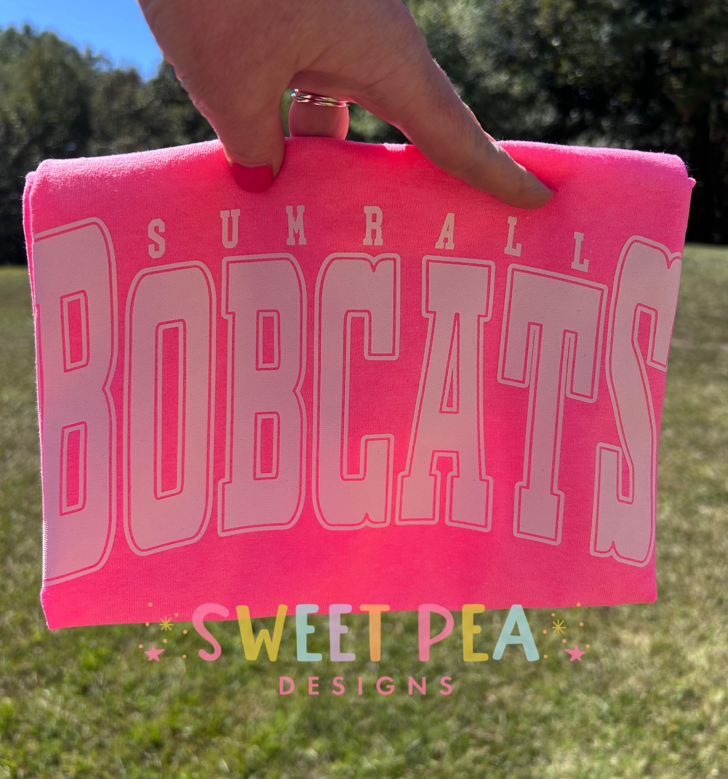 NEON SUMRALL BOBCATS TEE