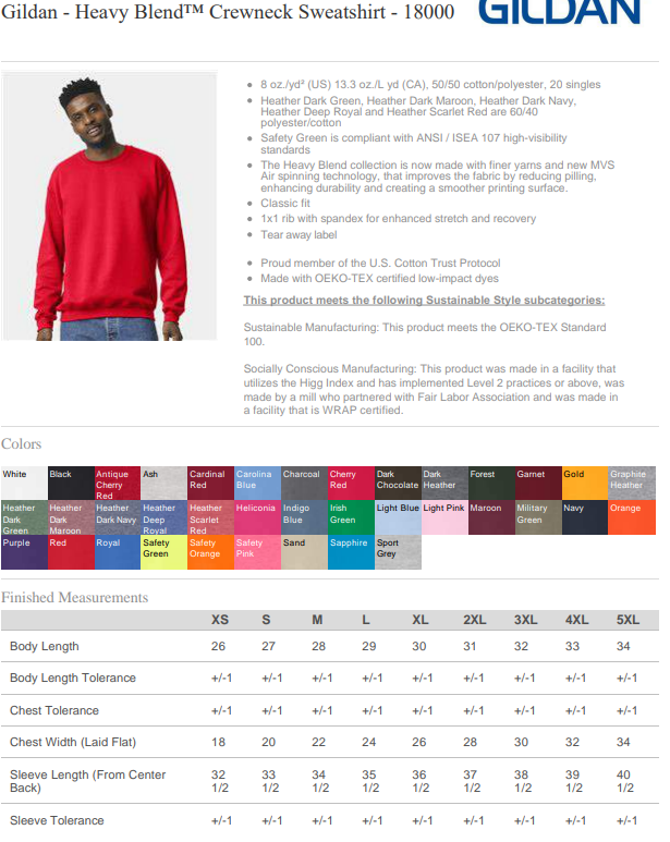 Design your own Sweatshirt (BOY Adult S-3XL)