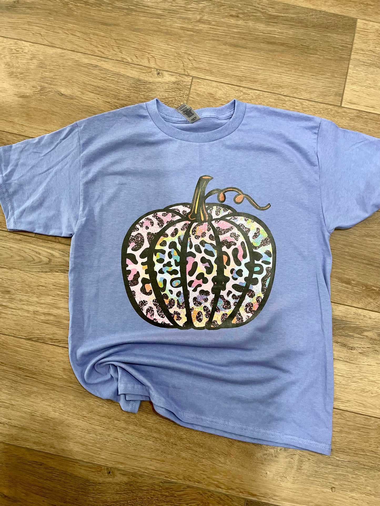 Tie Dye Leopard Pumpkin