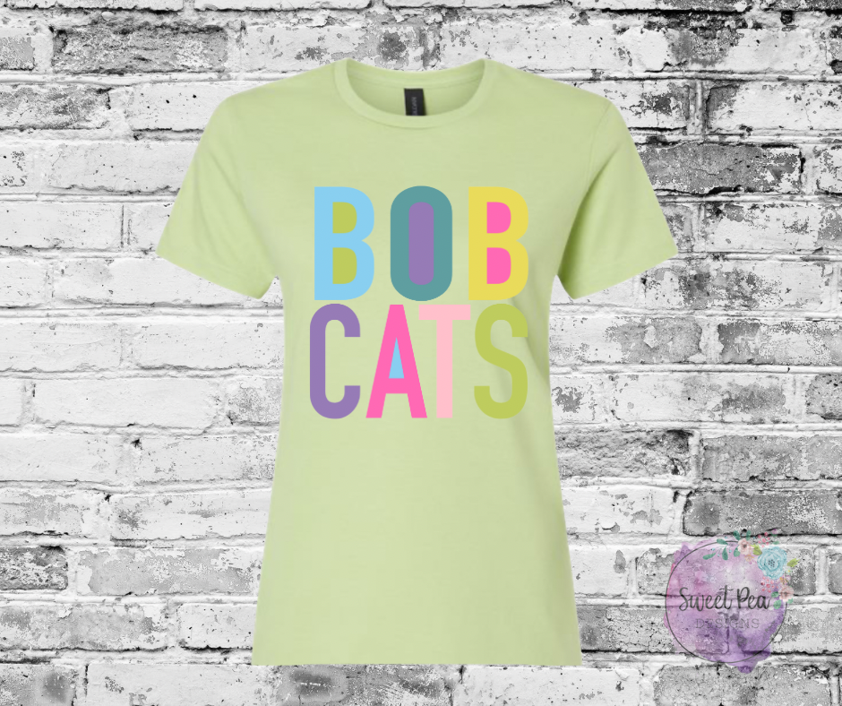 Multi Color Bobcat Tee