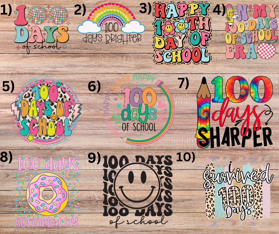 Design your own 100th Day of School Shirt (Youth)