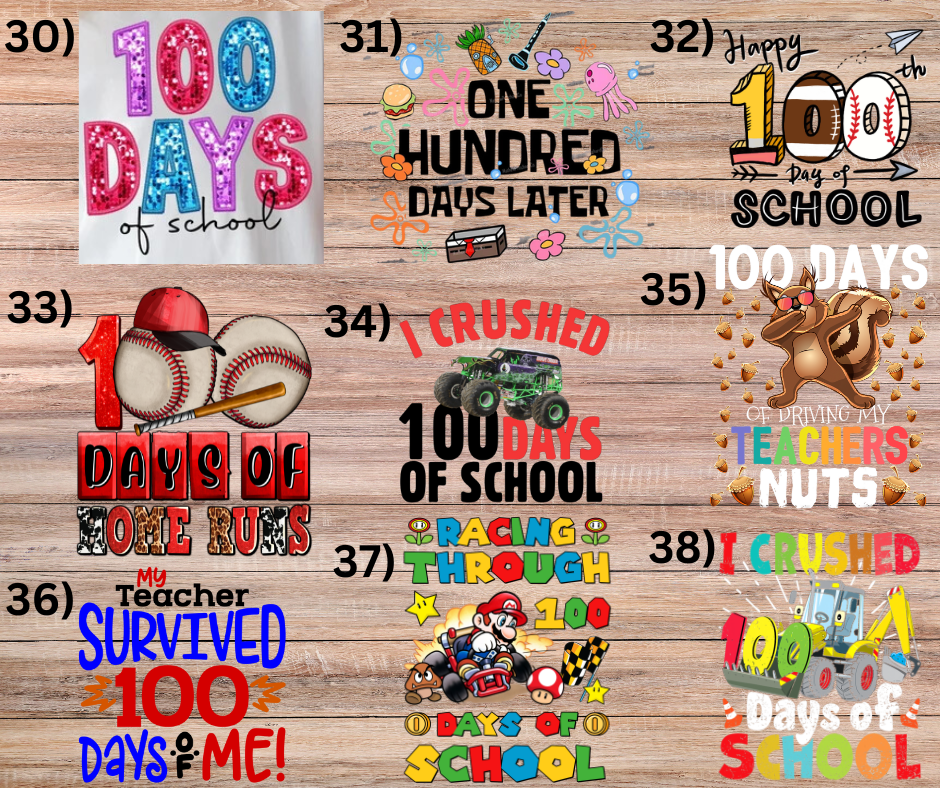 Design your own 100th Day of School Shirt (Youth)