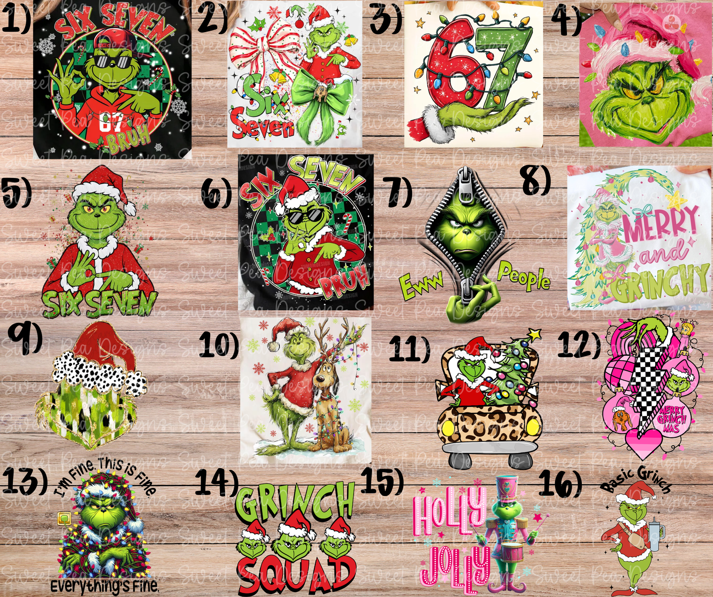 Design Your Own "Grinch" Tees
