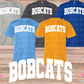 Bobcats Arched (White)