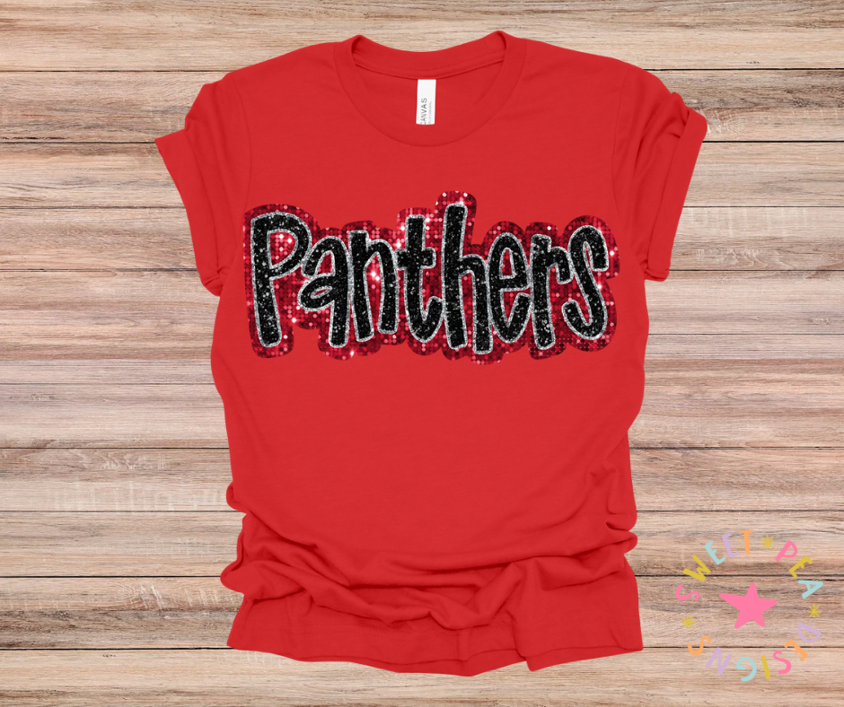 Faux Panthers Appliqué