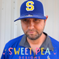Single Letter 3D Puff Embroidery Hat (Gold/White)
