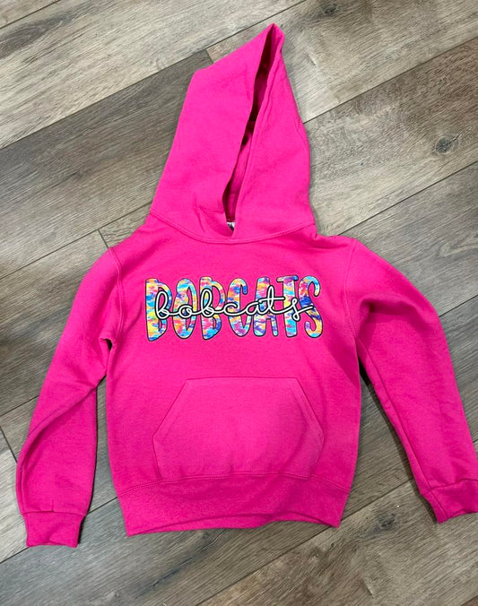 Multi Colored Bobcat Hoodie