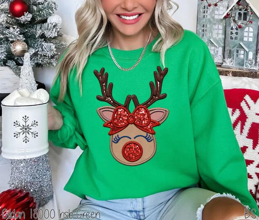 REINDEER SWEATSHIRT (ADULT)