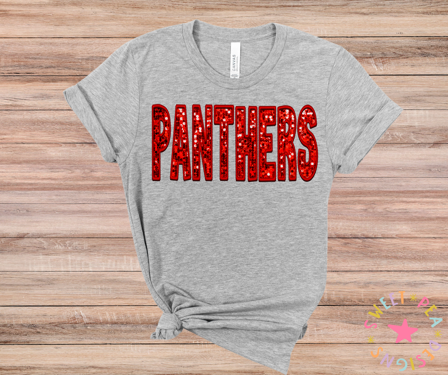 Panthers Faux Applique