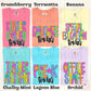 Preppy Bright School Shirts