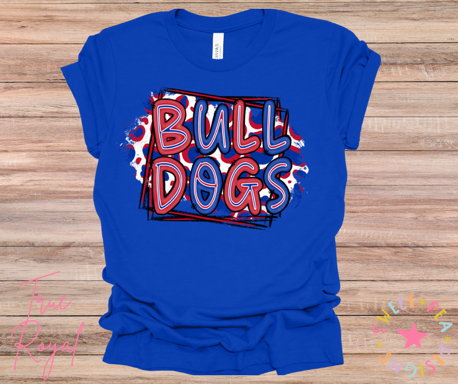 Bulldogs Doodle Letters