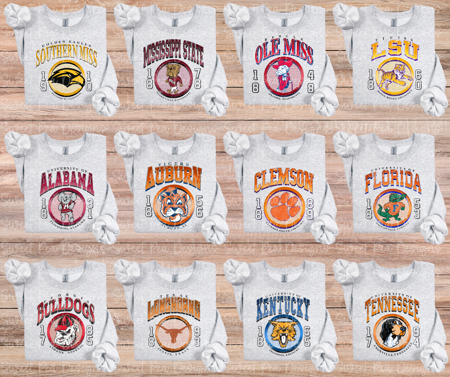 Collegiate Vintage Design