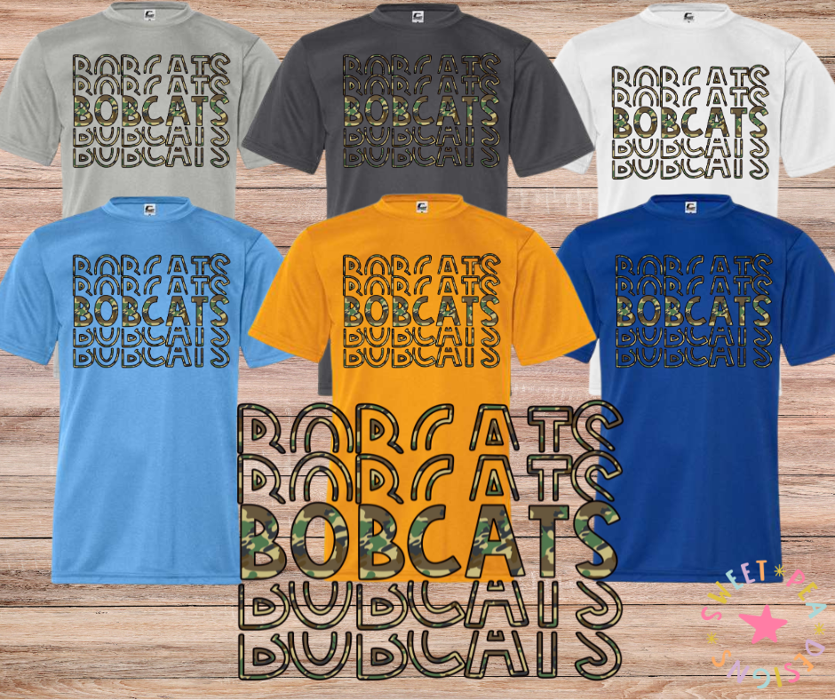 Camo Bobcat Tee