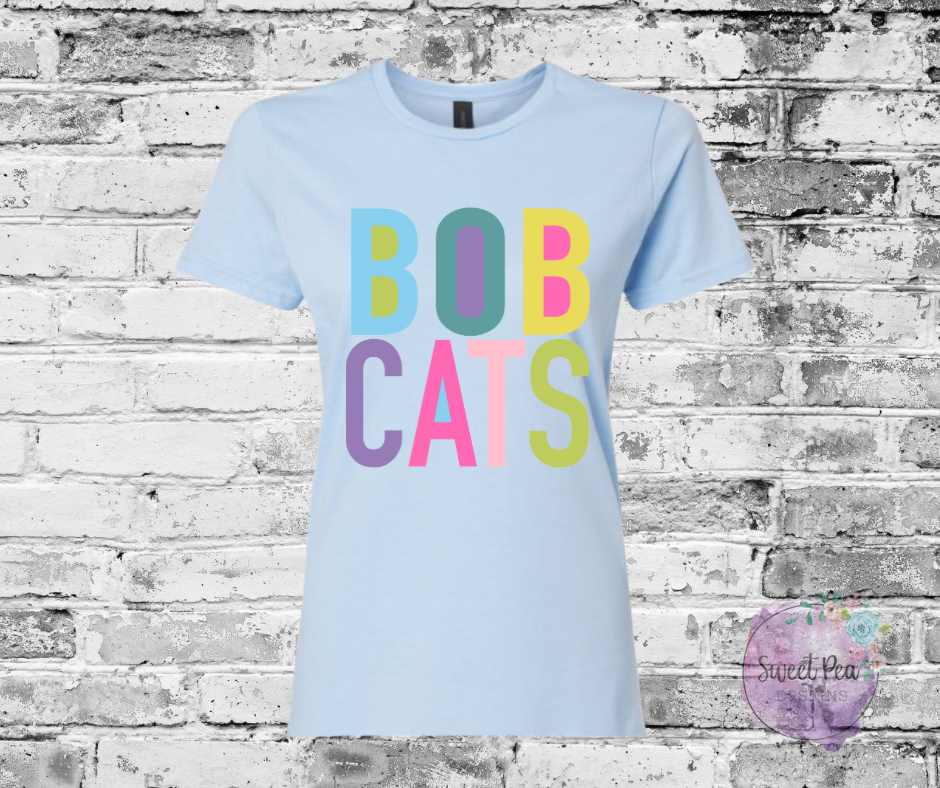 Multi Color Bobcat Tee