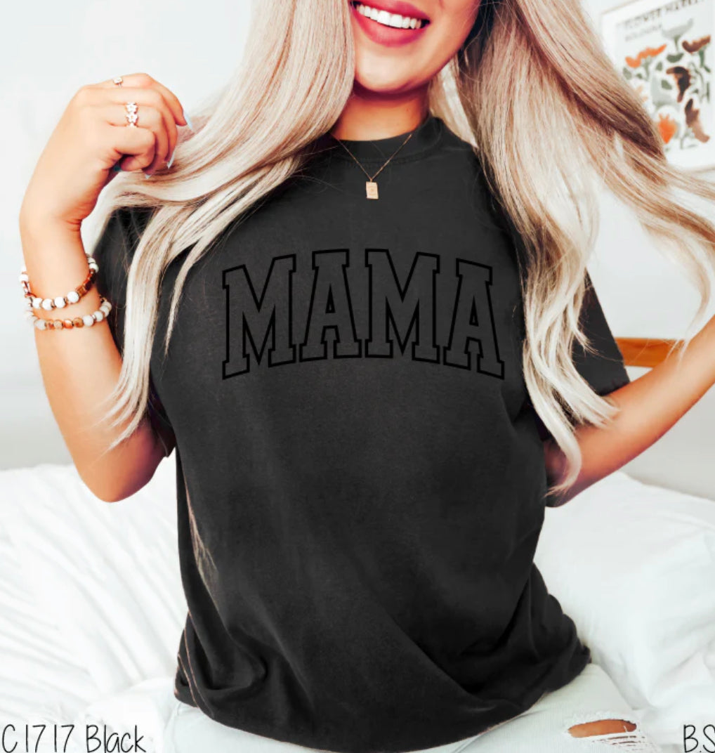 Mama Puff Vinyl Comfort Color Shirt