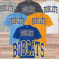 BOBCATS ARCHED DISTRESSED