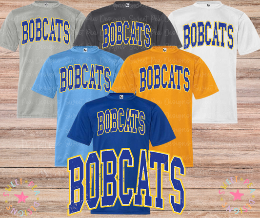 BOBCATS ARCHED DISTRESSED
