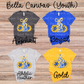 Blue & Gold Floral Cheer