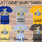 Blue & Gold Floral Cheer