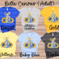 Blue & Gold Floral Cheer