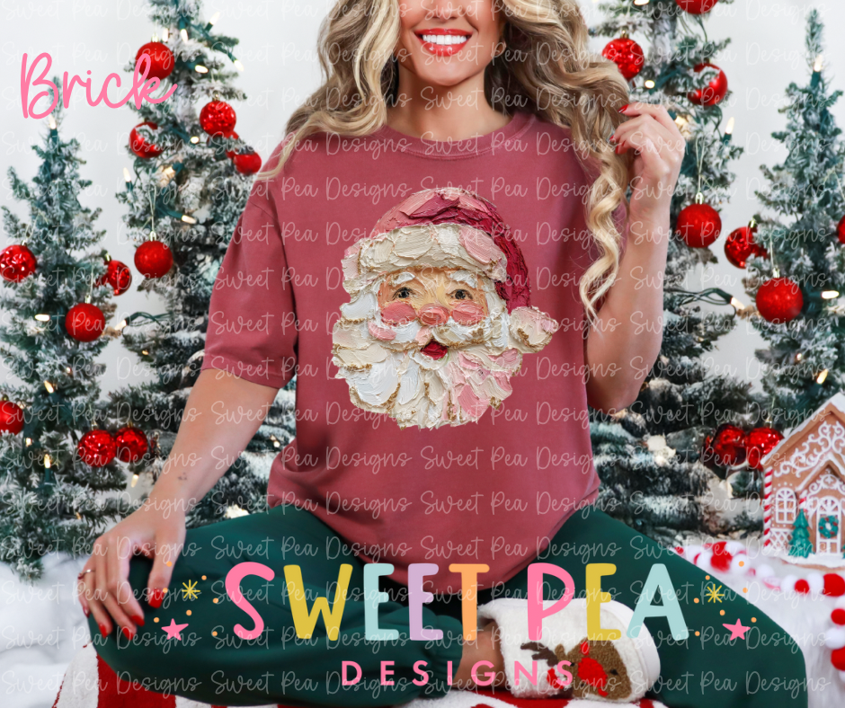 Brushstroke Santa