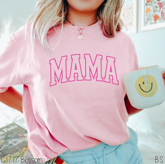 Mama Puff Vinyl Comfort Color Shirt