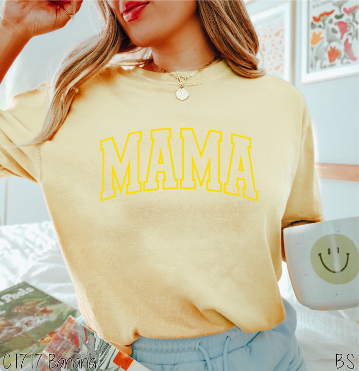 Mama Puff Vinyl Comfort Color Shirt