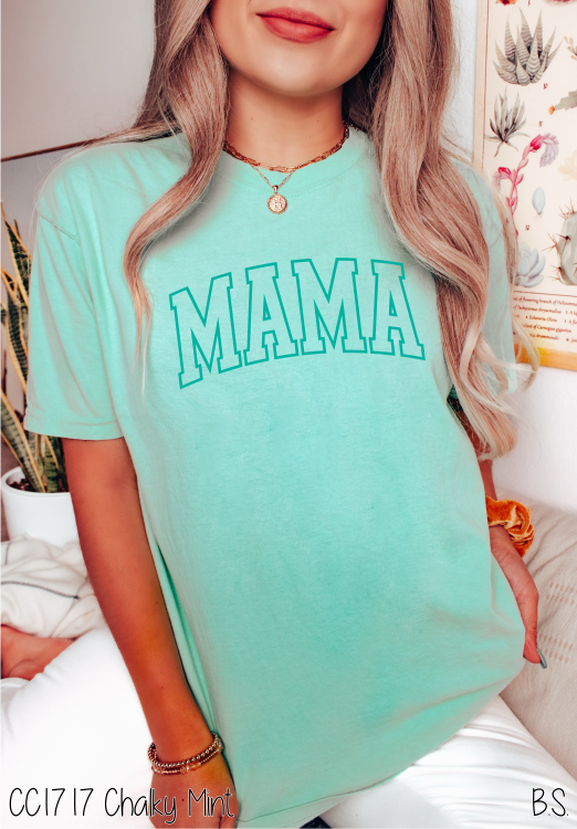 Mama Puff Vinyl Comfort Color Shirt