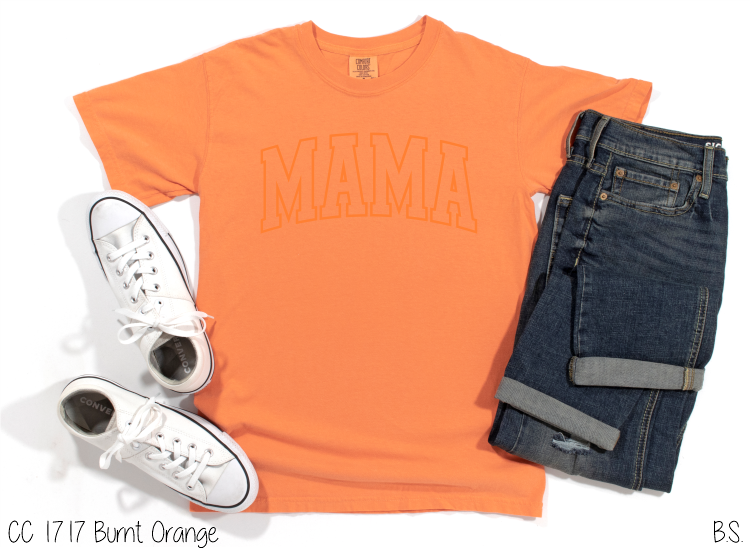 Mama Puff Vinyl Comfort Color Shirt