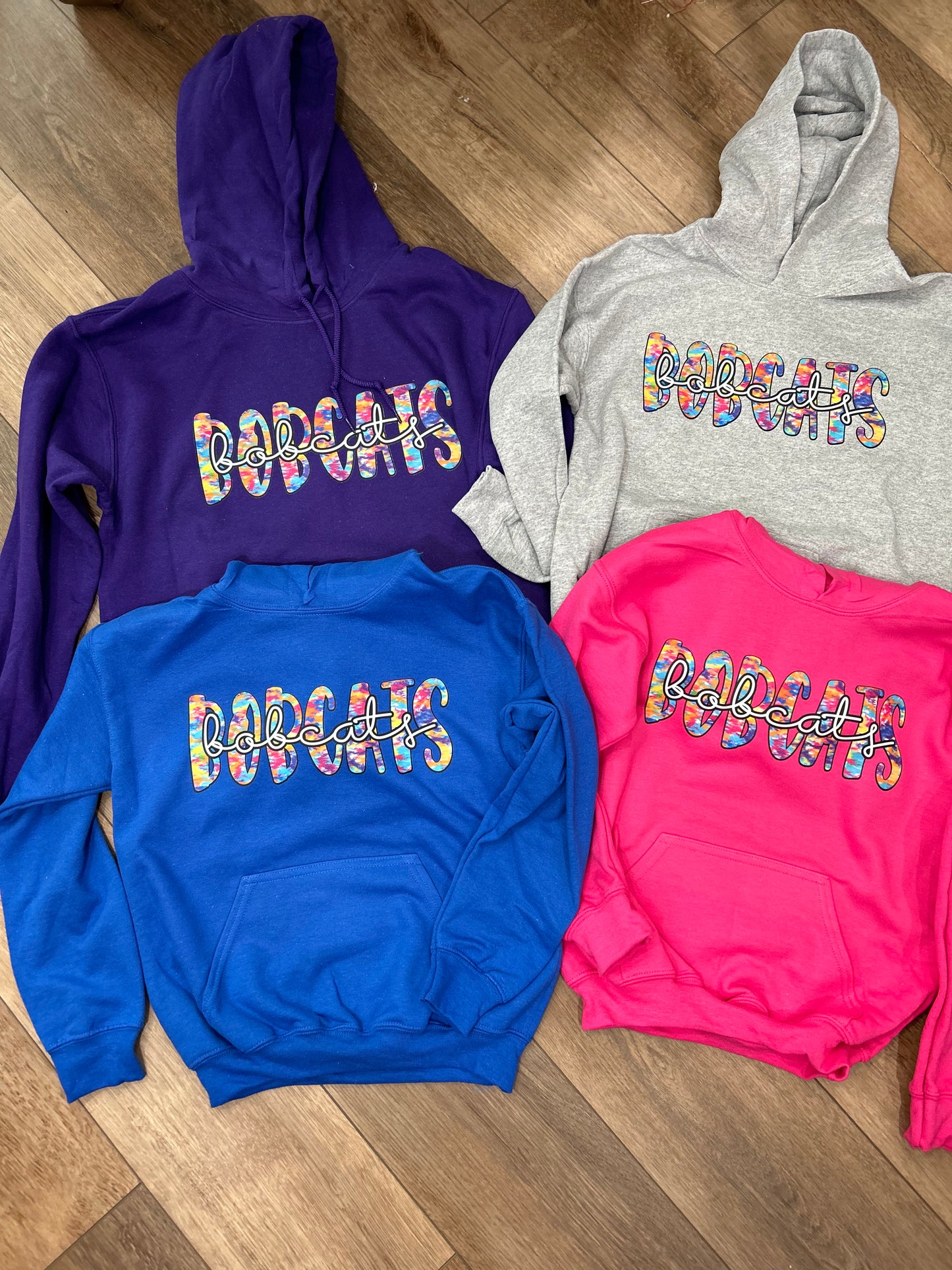 Multi Colored Bobcat Hoodie