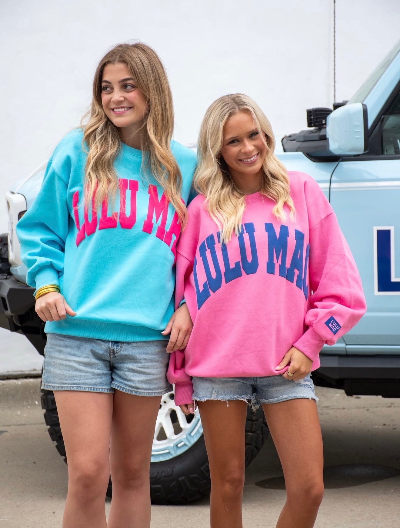 PINK/PURPLE PUFF SWEATSHIRT