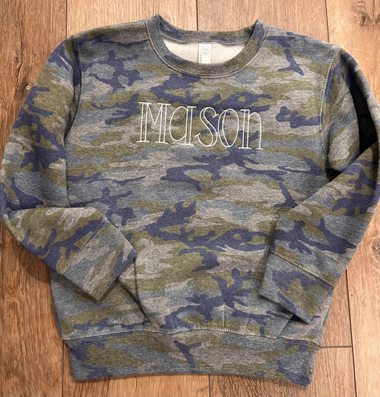 Monogram Camo Sweatshirt