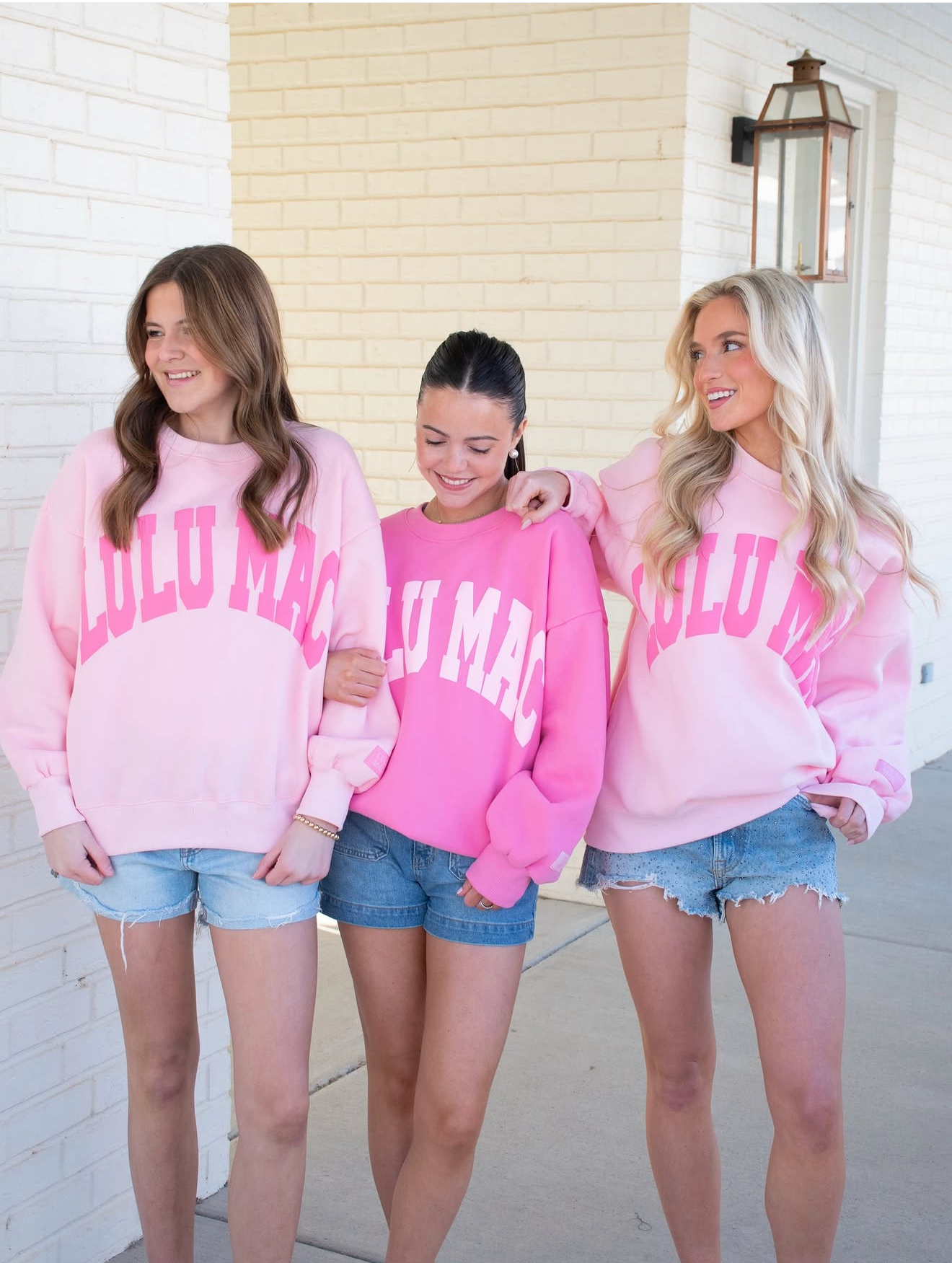 LM-SW-1007 Pink/Light Pink Puff Sweatshirt