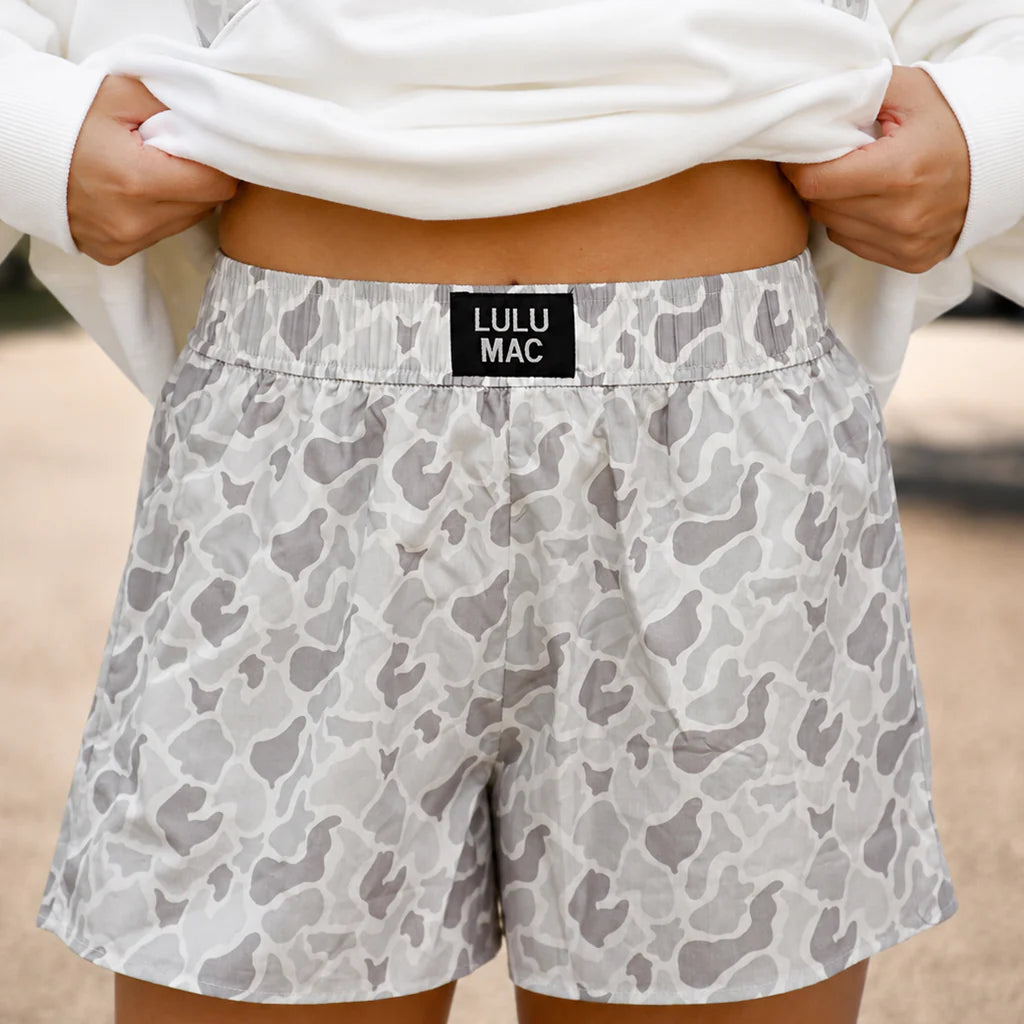 WHITE CAMO SHORT