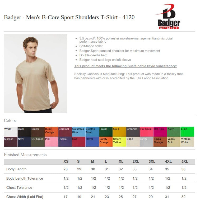 Badger Dri Fit Spirit Bundle
