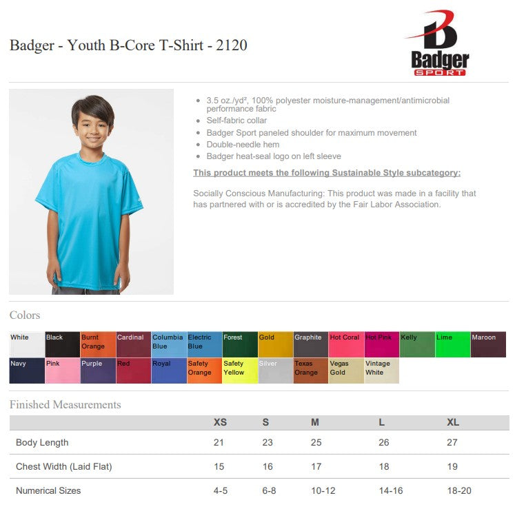 Badger Dri Fit Spirit Bundle