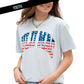 KD-SS-1000 Stars & Stripes Chambray Youth Comfort Colors Tee