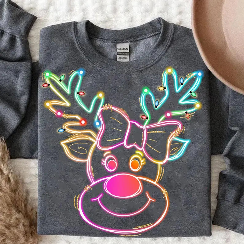 Neon Reindeer