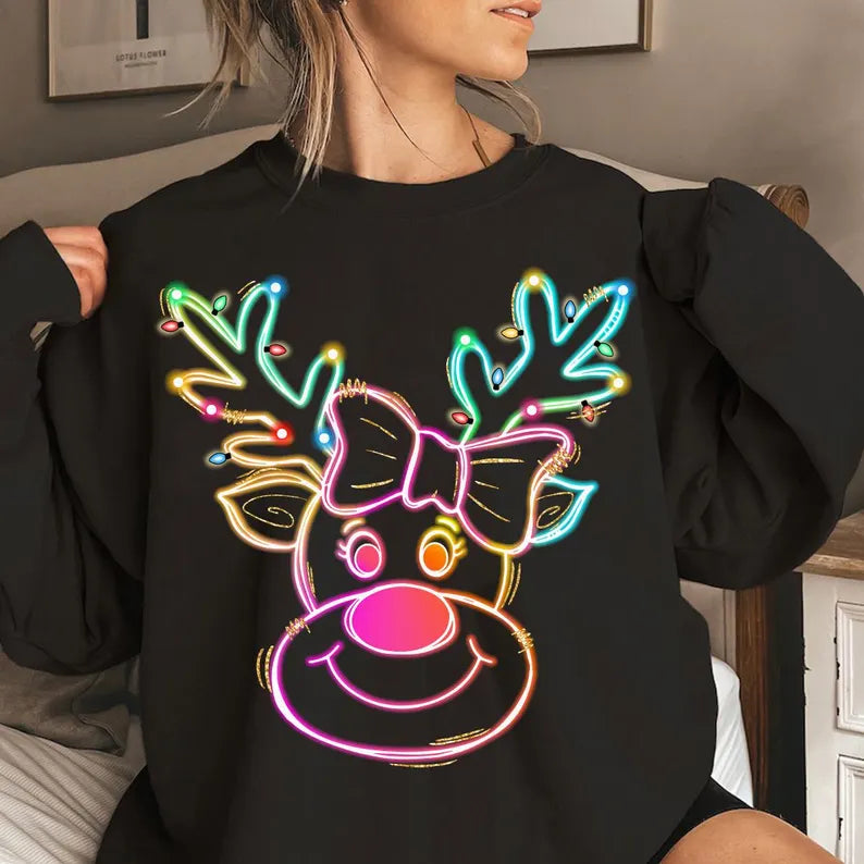Neon Reindeer