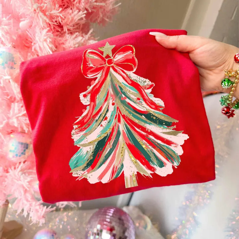 Brushstroke Christmas Tree