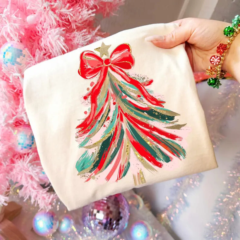 Brushstroke Christmas Tree