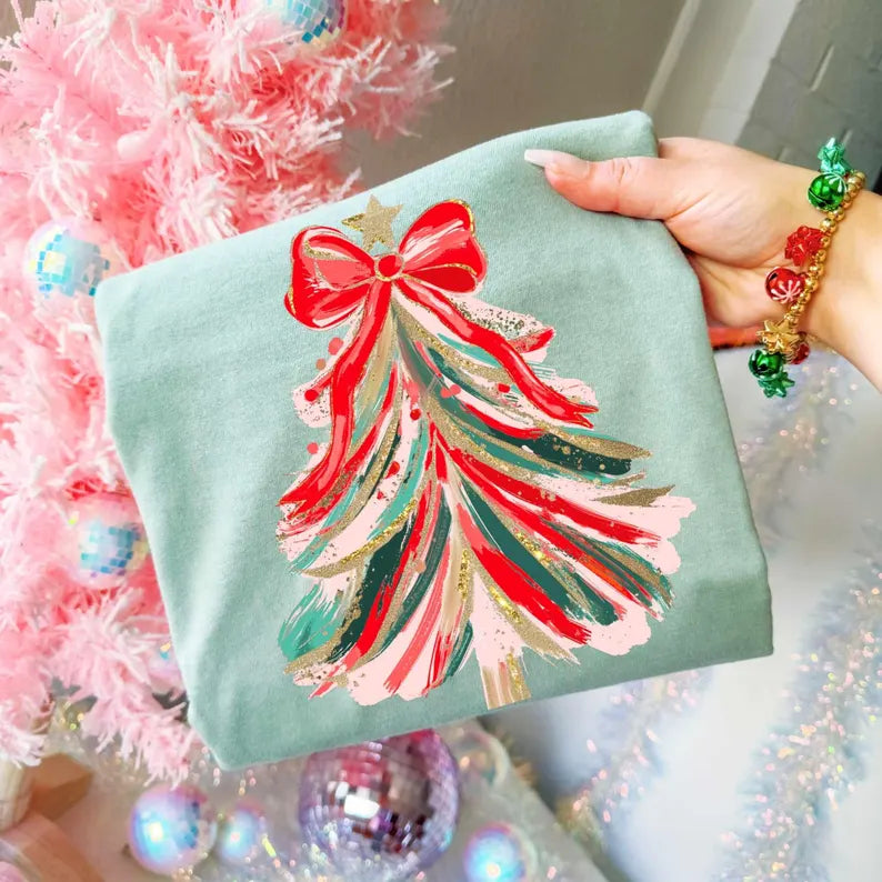 Brushstroke Christmas Tree
