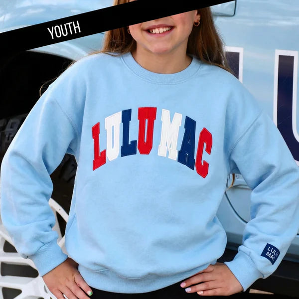 LIGHT BLUE STITCH KIDS SWEATSHIRT