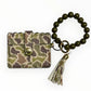 BEADED WRISTLET ID WALLETT DARK CAMO