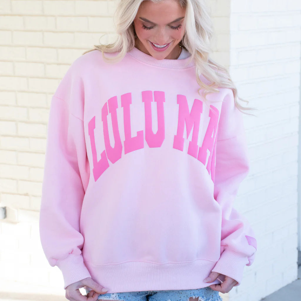 LM-SW-1007 Light Pink/Pink Puff Sweatshirt