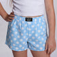 LIGHT BLUE POLKA DOT KIDS SHORTS
